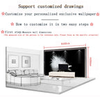 Milofi custom watercolor jungle nursery 3d wallpaper wall mural for kids nursery room 3d animal wallpaper sticker art deco