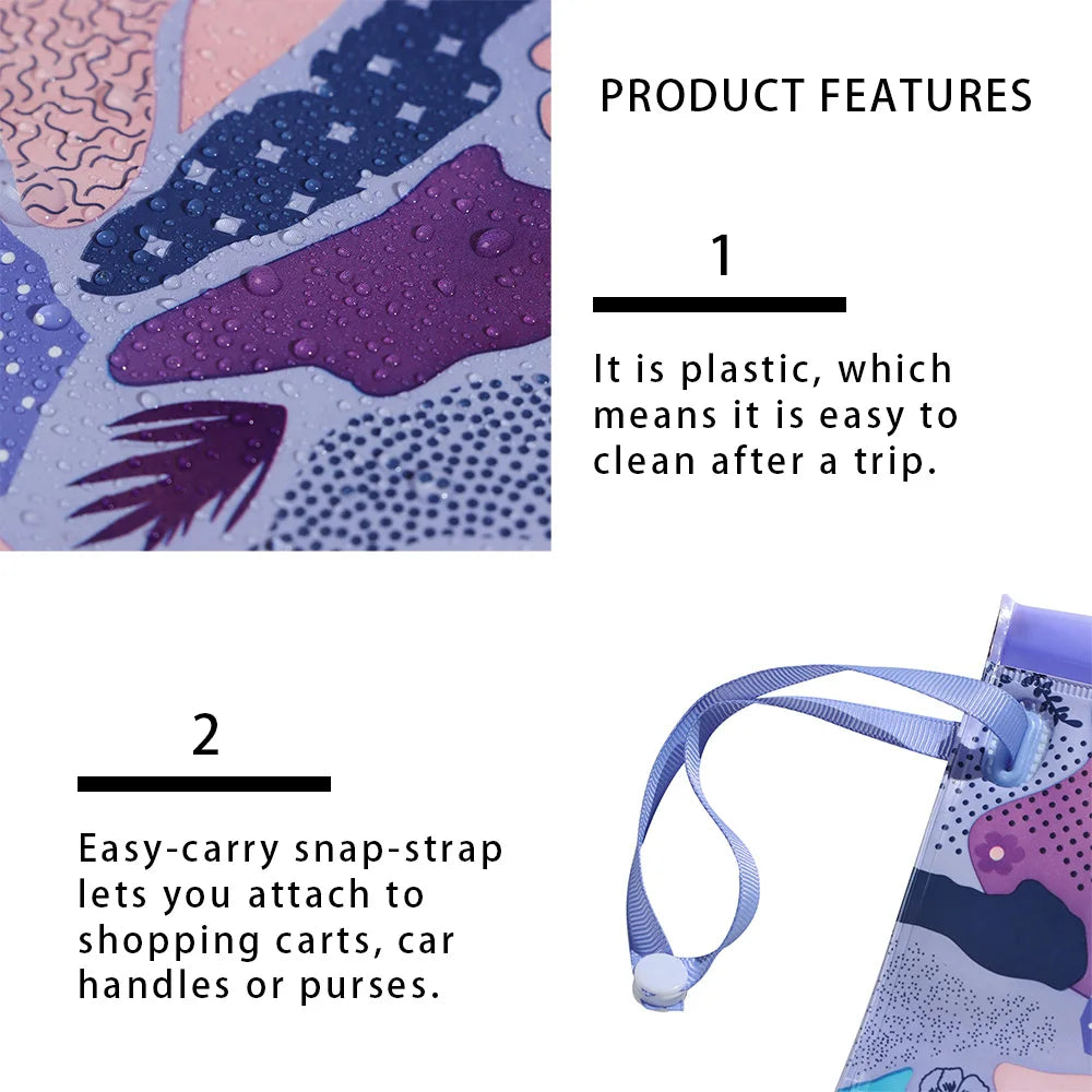 NEW Portable EVA Baby Wet Wipe Holder Case Reusable Refillable Wet Wipe Bag Tissue Box Snap-Strap Cosmetic Pouch Home Storage Lootquake LLC