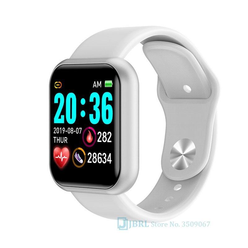 Luxury NEW Fashion Style Stainless Steel Smart Watch For Women and Men Electronics Sport Wrist Watch For Android IOS Square Smartwatch Smart - SJB-DIAMOND ELITES