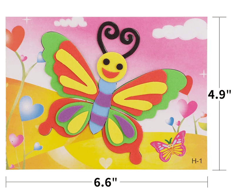 10 designs/lot  Cartoon 3D EVA Foam Sticker Puzzle Series Kids Multi-patterns Styles Toys for Children Birthday Gift - SJB-DIAMOND ELITES