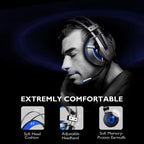 NEW Trend  Gaming Headset Gamer Ear Wired Headphones for Smartphone/PS4/PC/Xbox with Retractable Rotate Microphone and LED Light - SJB-DIAMOND ELITES