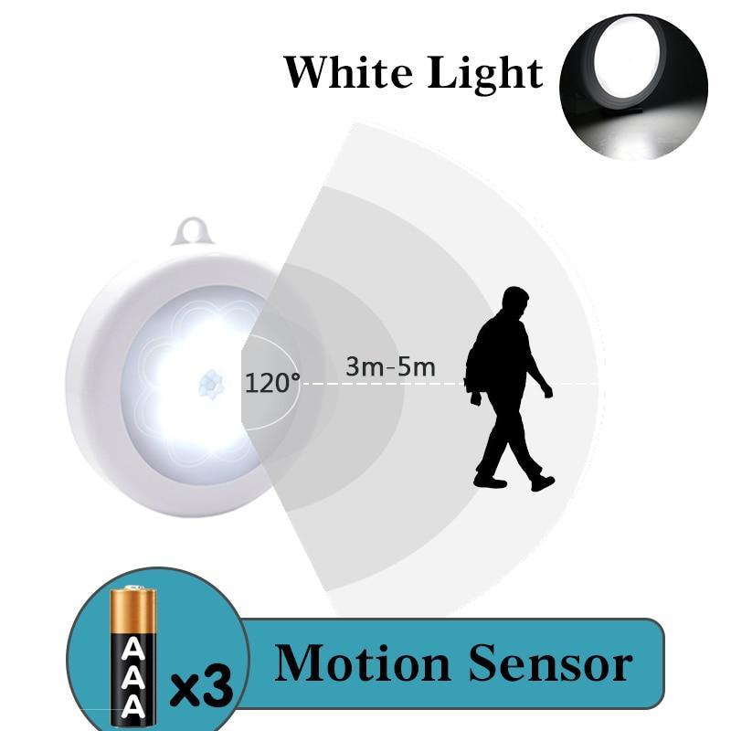 STEVVEX latest 2020 Night Lamps With active Motion Sensors  Warm/White Night Lights easily accessible in home as kids Night Light as for Kitchen/ Cabinet/ Wardrobe with functional purposes - SJB-DIAMOND ELITES