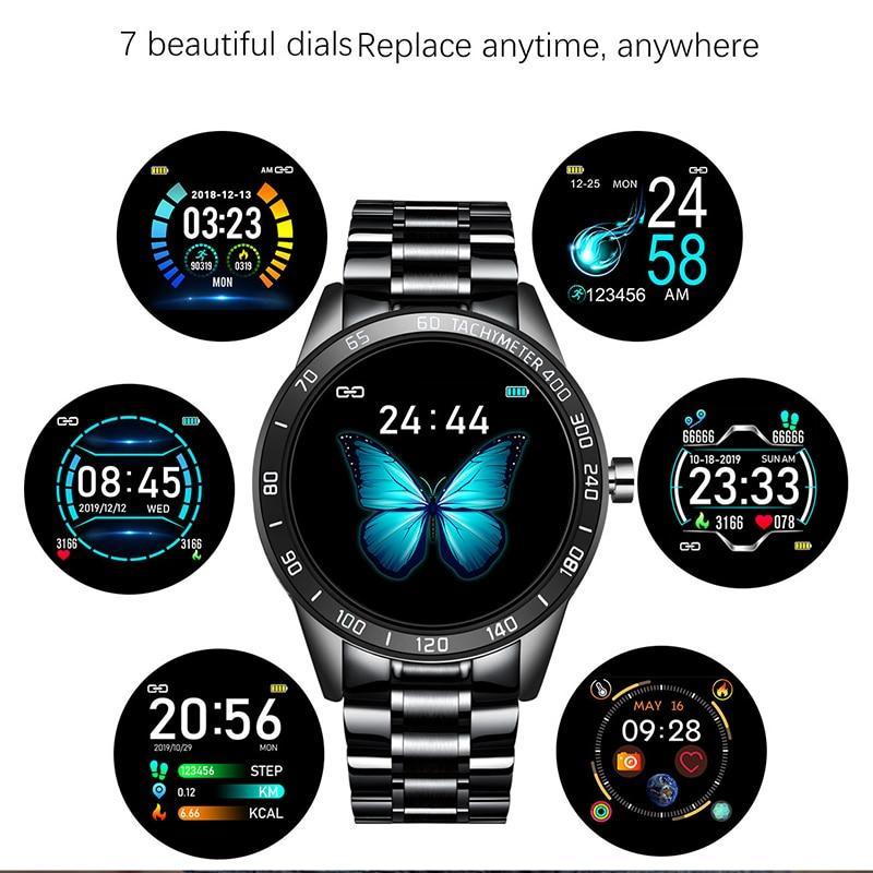 Smart Watch For Men With  LED Screen and  Heart Rate Monitor Blood Pressure Fitness tracker Sport waterproof Smartwatch - SJB-DIAMOND ELITES