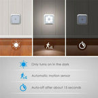 STEVVEX Wireless LED Pair Lamps with Motion sensor night lights lamp bedroom water closet Cabinet Corridor  Stairwell  Entrance battery lights - SJB-DIAMOND ELITES