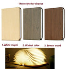 STEVVEX USB LED Book Lights Home Bedside Reading Lighting Rechargeable Magnetic Colorful Foldable Wooden Desk Lamp Best For Birthday or Valentine Gift - SJB-DIAMOND ELITES