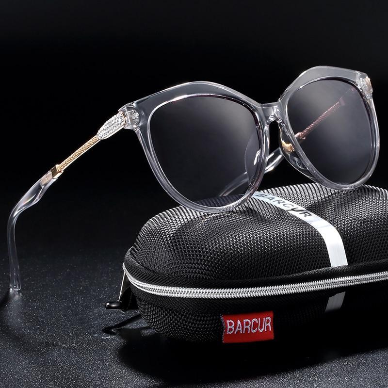 Stevvex  Polarized Cat Eye Sunglasses Women Gradient Round Sun glasses for Women oculos lunette de soleil femme - SJB-DIAMOND ELITES