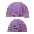Modern popular Mother and Daughter Turban Headband Set Girls Headwear Mother and Baby Turban Headbands Set Lovely Knot Beanie Baby Hair Accessories