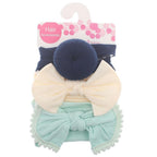 Fashion Baby Nylon Bow Headband Newborn Bowknot Round Ball Head wrap Flower Turban Girls Hair Bands Bow For Kids