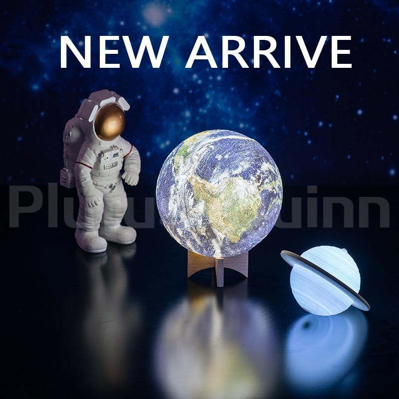 NEW Popular Space Shuttle Lamp and Moon lamps In Night Light By 3D Print For Space Lovers Rocket Lamp - SJB-DIAMOND ELITES