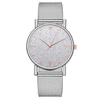 Cusual Ladies Watch Romantic Starry Sky Dial Women's Quartz Fashion Wristwatch  For Women and Girls