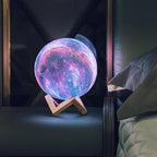 STEVVEX  New3D Print Star Moon Colorful Lamp  With Change Touch Option Home Decor Creative Gift Usb Led Night Light Galaxy Lamp Birthday Gift Lamp - SJB-DIAMOND ELITES