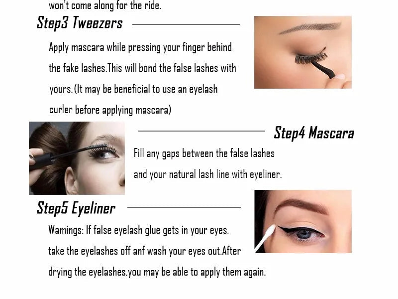 4/100 Pairs Wholesale Fake Lashes 3D Mink Eyelashes Fluffy Dramatic Lashes Cruelty Free False Eye lashes Makeup Tools maquillaje Lootquake LLC