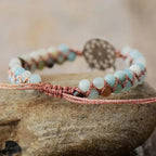 Braided Amazonite Spiritual Bracelet