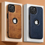 Ultra Thin Slim Leather Phone Case For iPhone 13 Pro Max 12 Pro Max 14 Shockproof Bumper Soft Business Back Cover Back Cover Case Shockproof Camera and Screen Protection PU Leather Case for iPhone Stevvex