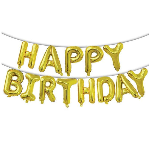 13pcs Luxury Happy Birthday Decoration Balloons Rose Gold Letter Foil Ballons Birthday Party Decorations Globos Balony Anniversaire For Birthdays and Celebrations - SJB-DIAMOND ELITES