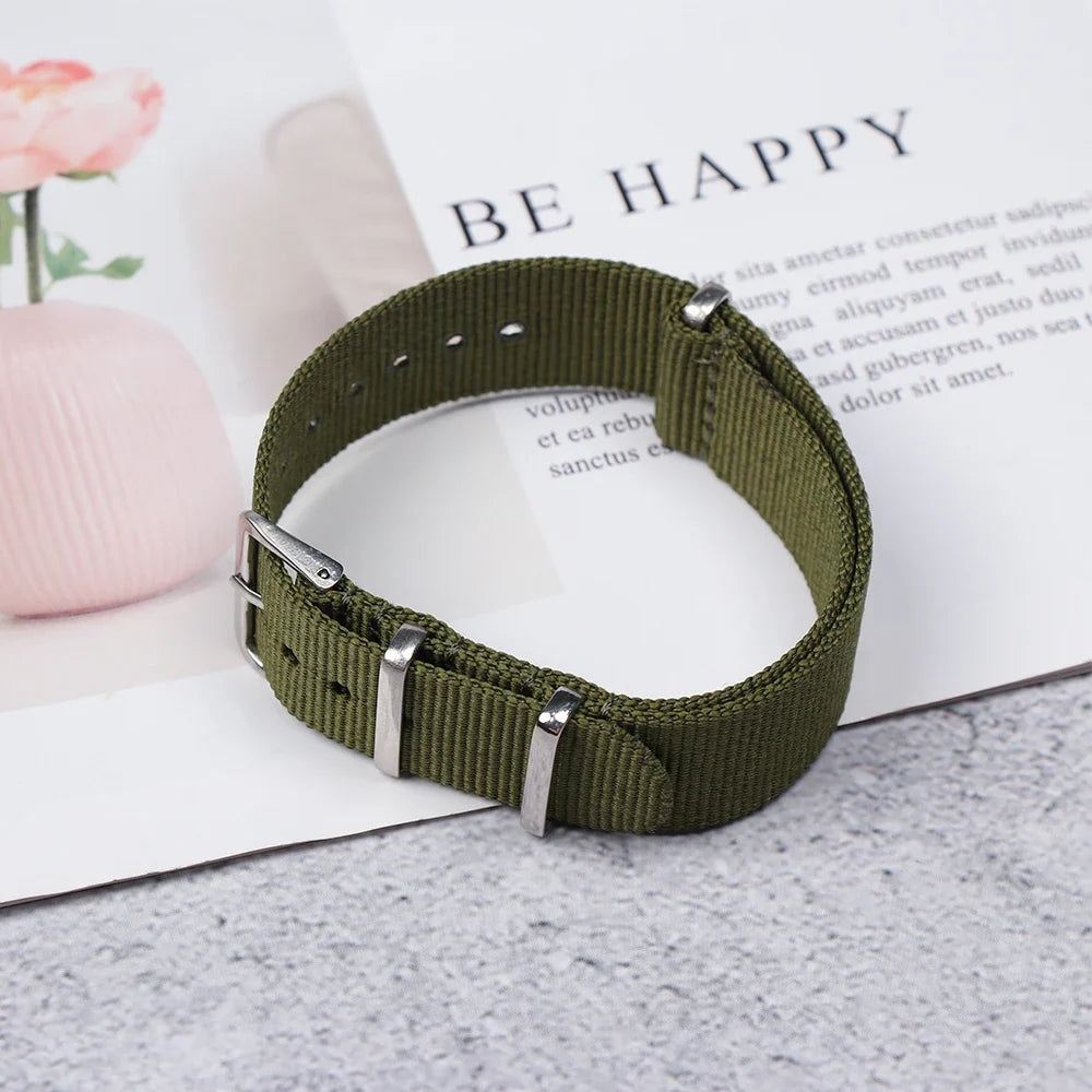 Motorola Moto Nylon Watch Band - Adjustable Sport Loop Weaving Bracelet
