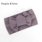 Baby Bow Hairband Elastic Headband Cute 3D Flower Stretch Turban Flower Head Wrap Princess Hair Accessories Bow For Baby