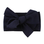 Elastic Candy Solid Color Head Wrap Newborn Head bands Bowknot Bows for Baby Girl Hair Accessories
