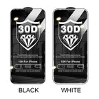 30D Full Cover Protective Glass On For Iphone 13 12 11 14 Pro Max X Xr Screen Protector Iphone 6 7 8 14 Plus Tempered Glass Film Ultra Tough Tempered Glass Screen Protector For Iphone