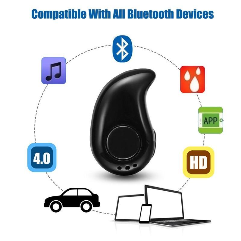 Mini Wireless Bluetooth Earphone in Ear Sport with Mic Handsfree Headset Earbuds for All Phone Android - SJB-DIAMOND ELITES