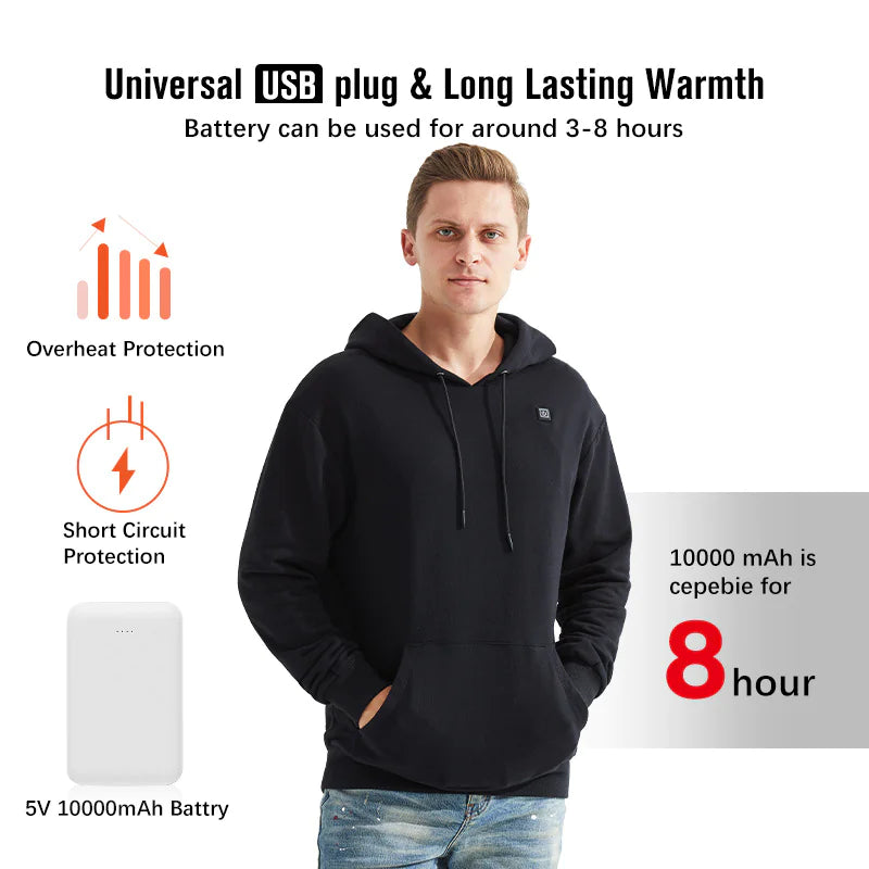 Heated Winter Hoodie Pi-Mart