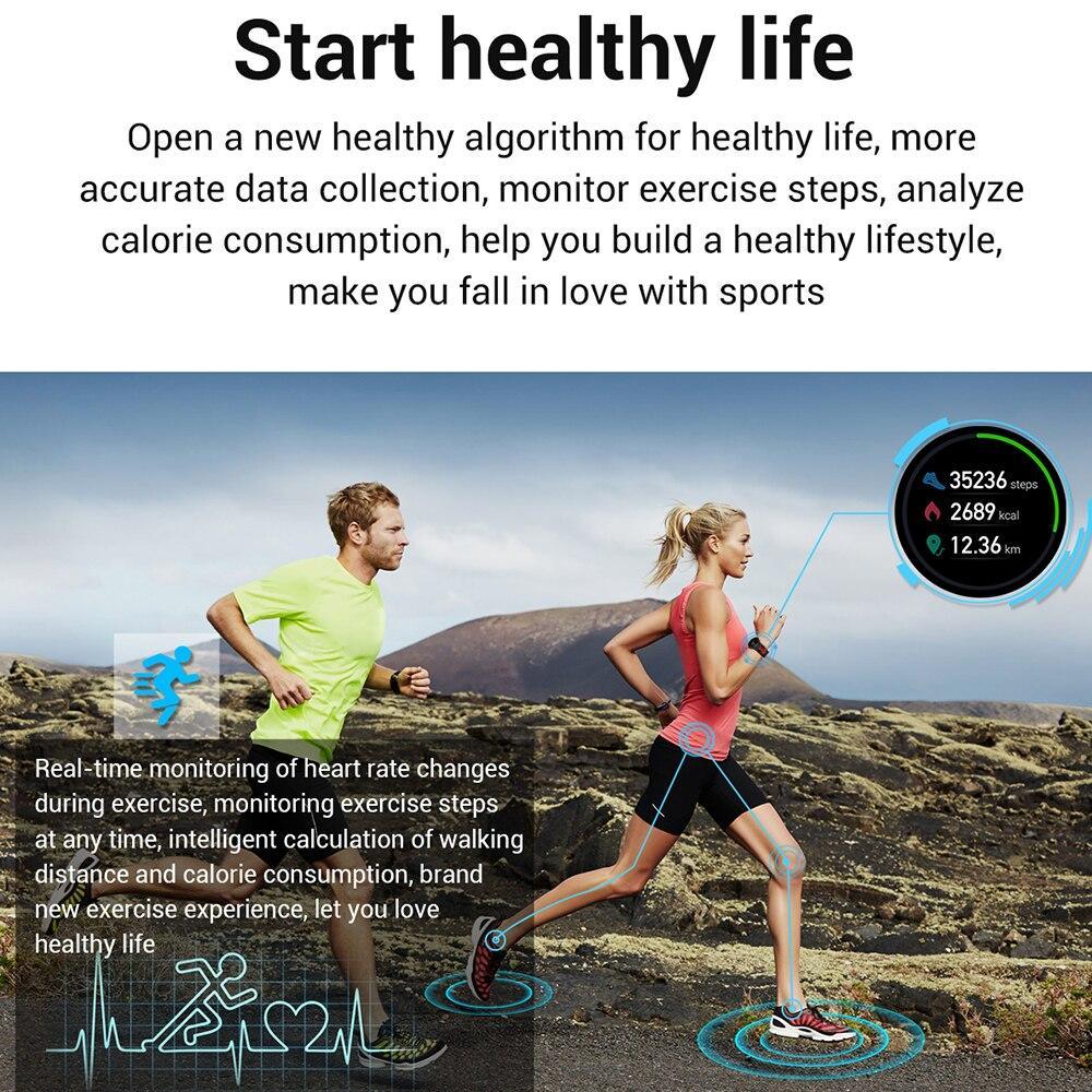 New Proffesional Smart Watch With IP68 Waterproof Protection  Sport Men Women Bluetooth Smartwatch Fitness Tracker Heart Rate Monitor For Android IOS - SJB-DIAMOND ELITES