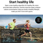 New Proffesional Smart Watch With IP68 Waterproof Protection  Sport Men Women Bluetooth Smartwatch Fitness Tracker Heart Rate Monitor For Android IOS - SJB-DIAMOND ELITES
