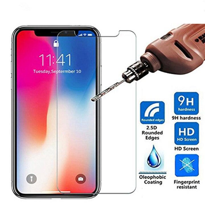 3pcs For iPhone 12 13 Mini 14 Pro Max Glass Screen Protector For iPhone XR XS SE 2022 6 7 8 Plus 13 Pro Max Glass Not Full Cover Curved Edge Anti Explosion Temper Glass Screen Protector for iPhone Stevvex