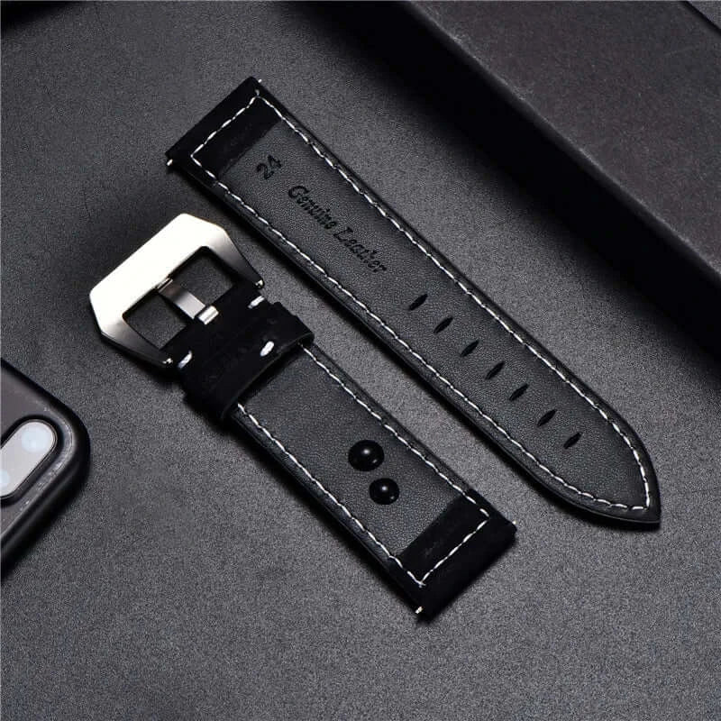Samsung Galaxy Watch Leather Band - Classic Genuine Design - SJB-DIAMOND ELITES