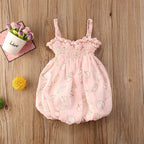 Luxury Modern Colorful Floral Design Toddler Baby Girl Summer Floral Print Sleeveless Dress FOr Baby Girls