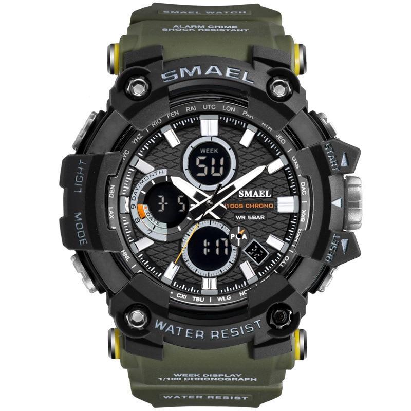 Men's  Sports Watches Top Brand Luxury Military Quartz Watch Men Waterproof 50M Shock  Digital Whats Relogio Masculino - SJB-DIAMOND ELITES