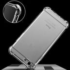 Classic Transparent Clear Soft Shockproof Phone Case Cover For iPhone Simple Phone Cases For iPhone XS 11 Pro MAX 6 6s 7 8 Plus Case Cover Silicone Case iPhone XR X 7 8 6 5 5S  5C Case For iphone Stevvex