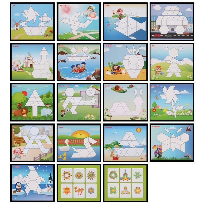 250pcs Wooden Geometric Clever Board Puzzle 3D Board Toy Baby Early Educational Learning Toys for Children Game (Multicolor) - SJB-DIAMOND ELITES