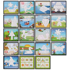 250pcs Wooden Geometric Clever Board Puzzle 3D Board Toy Baby Early Educational Learning Toys for Children Game (Multicolor) - SJB-DIAMOND ELITES