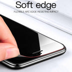 Curved Edge Tempered Glass For iPhone 12 11 Pro Xr X Xs Max Screen Protector For iPhone 6 6s 7 8 Plus SE 2020 Protective Film  Real Premium Tempered Glass Film Screen Protector for Iphone Stevvex