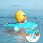 Cartoon Baby Bath Toys Animal Pull Duck Classic Baby Water toy Infant Early Education Bathroom Beach Swiming Toy For Kids