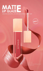 O.TWO.O 12 Color Liquid Lipstick Matte Finish Sexy Silky Lip Gloss Waterproof Kiss-proof Lasting Lip Glaze Lip Tint Cosmetics Lootquake LLC