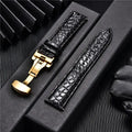 Samsung Galaxy Watch Crocodile Leather Band - SJB-DIAMOND ELITES