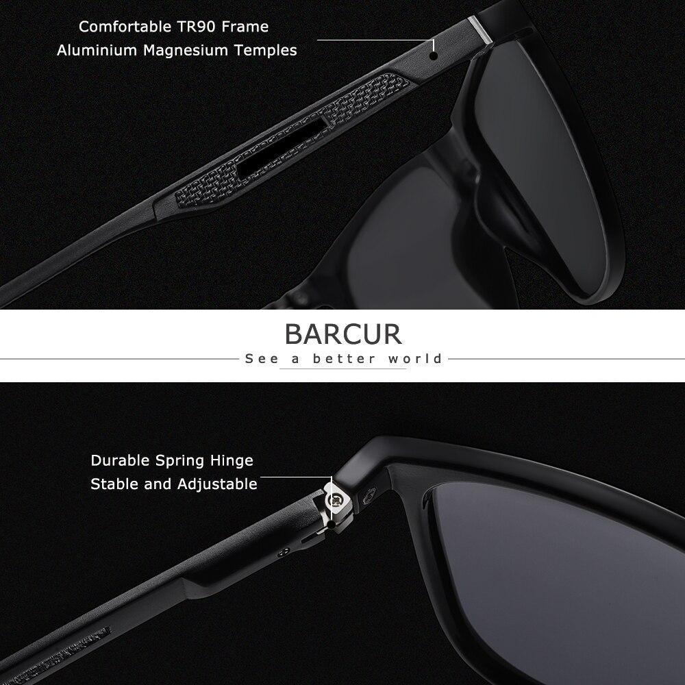 Square High Quality Titanium  Sunglasses for Men Polarized Sunglasses With Mirror Gradient Glasses Titanium  TR90 Frame Oculos De Sol gafas and UV400 Protection - SJB-DIAMOND ELITES