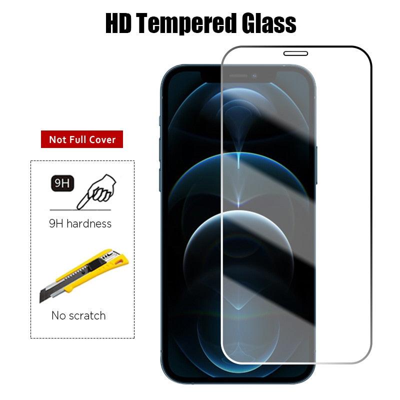 3PCS Tempered Glass for iphone 14 12 13 11 pro max XS XR Screen Protector for iPhone 11 12 13 mini SE 14 7 8 6 6s plus glass Full Coverage Matte Tempered Glass Screen Protector For iPhone Stevvex