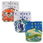All-In-One  Cloth Diaper for Baby Bamboo Charcoal Eco-friendly Baby Cloth Diaper