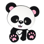 Baby Silicone Teethers BPA Free Teething Toy Animal Dog Koala Owl Elephant Baby Ring Teether Silicone Beads For Kids and Baby