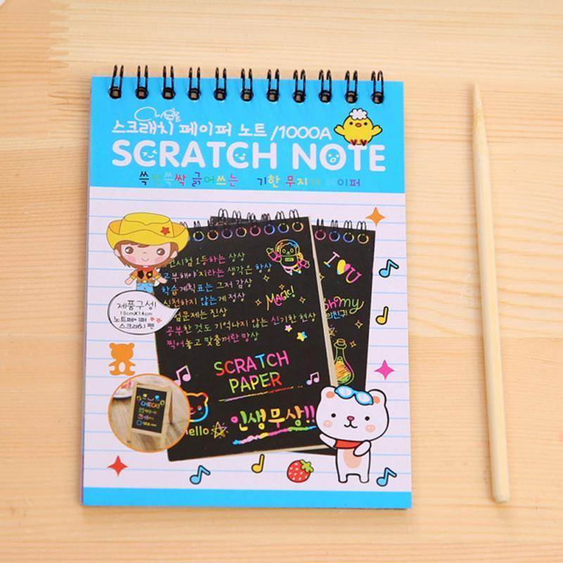 Kids Drawing Toys Scratch Paintings Magic Art Drawings Baby Educational Magic Books Child Birthday Gifts - SJB-DIAMOND ELITES
