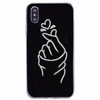 Cute Hearts Pattern Slim Thin Soft Shockproof Silicone Protective Case Case For Iphone 11 Case Cover Silicone Soft Cover For Iphone 5 5s Se 2020 6s 7 8 Plus Xs 11 Pro Max X Xr