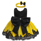 Luxury Modern Baby Girl Christmas Dress Newborn Baby Girls Bow Dresses For Baby 1st Year Birthday Party