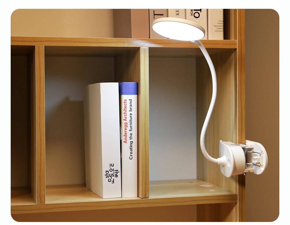 STEVVEX Clip Wireless Table Lamp For Study With 3 Modes Touch Rechargeable LED Reading Desk Lamp USB Table Light Flexo Lamps Table Reading Lamp with Clip for Desk and  Bed - SJB-DIAMOND ELITES