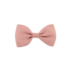 Colorful Mini Bow Tie Hair Clip Small Sweet Solid Ribbon Bow Safety Hair Clips Hairpins Baby Girl Hair Accessories