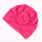 Modern Cotton Hat Handmade Baby Girls Turban Hats Twist Knot Women Caps For Mom And Daughter In Elegant Design