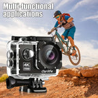 New 4K Wifi Action Camera Loop Recording 16MP Outdoor Sports Cameras with Wide Angle Lootquake LLC