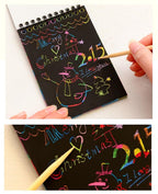 Kids Drawing Toys Scratch Paintings Magic Art Drawings Baby Educational Magic Books Child Birthday Gifts - SJB-DIAMOND ELITES
